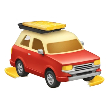 Cars qui mange une raclette  sticker