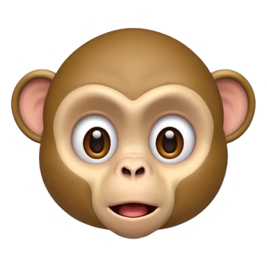 Monkey spanked sticker