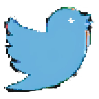 Twitter X logo sticker