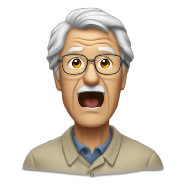 old-man-yelling-at-argo sticker