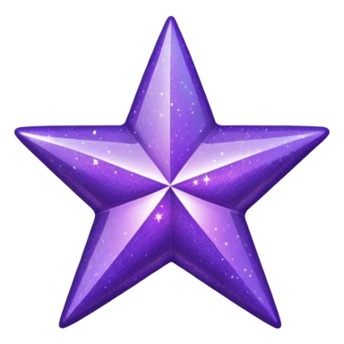 Purple Glitter Symbol of Manager sticker