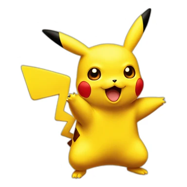 pikachu deguisé en dracaufeu sticker