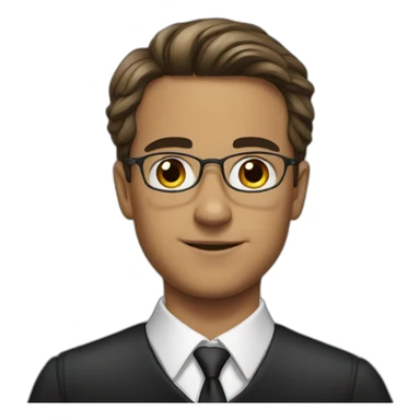 young lawyer alfred sticker