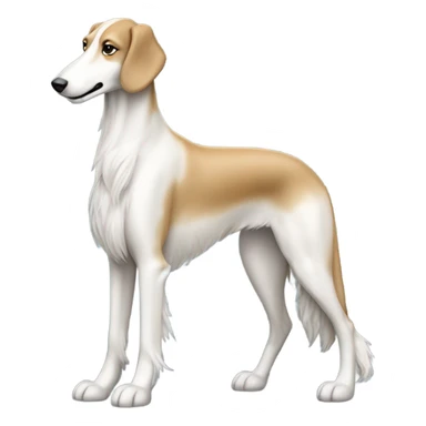 borzoi dog sticker