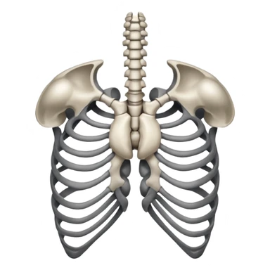 shoulder bones sticker
