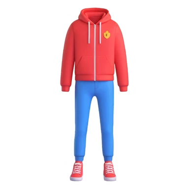 fashionable clothes sticker