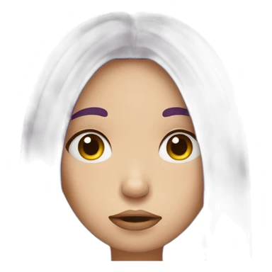 Depressed girl sticker