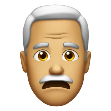 face of disdain emoji sticker