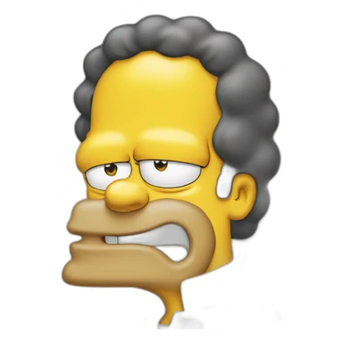 Simpson chocked sticker