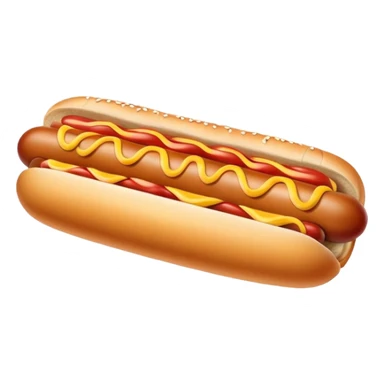 Plain hotdog no sauces sticker