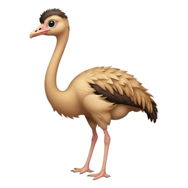 full body ostrich sticker