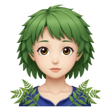 Fern from anime Frieren sticker