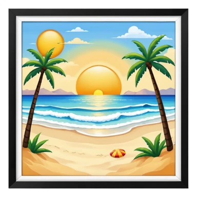 thumbnail picture mac os, painting on wall, beach sticker