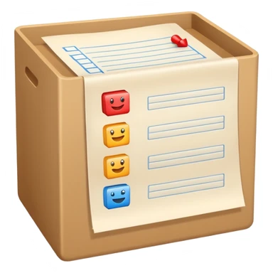 checklist sticker