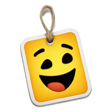 price tag with FOMO yet surprise emoji in it sticker