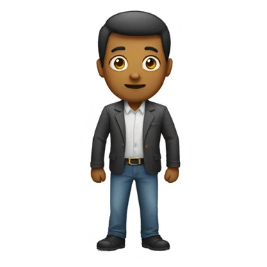 standing and talking sticker