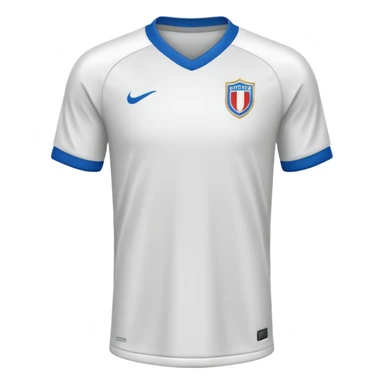 White soccer jersey sticker