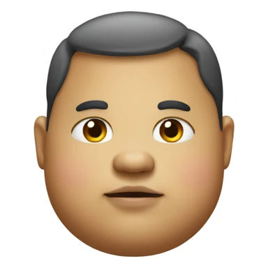 Fat little person sticker