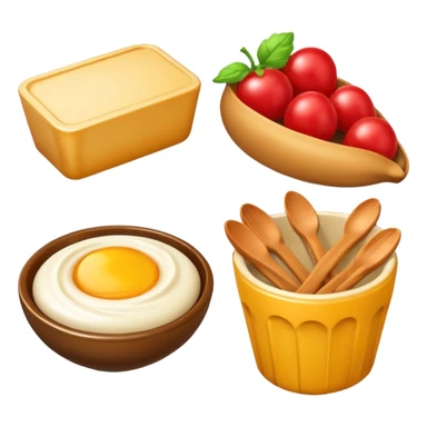3D symbolizing gourmet taste and refined food experience, food theme, elegant yet cute, soft lighting, glossy, isolated, no background sticker