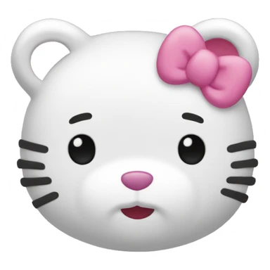 hello kitty bear  sticker