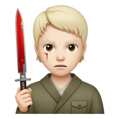 SERIAL KILLER WİTH KNİFE sticker