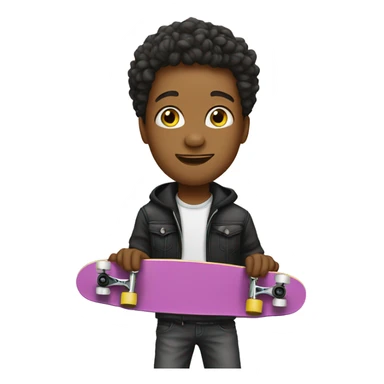 Singer with a skateboard  sticker