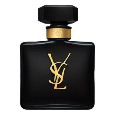 black ysl perfume sticker