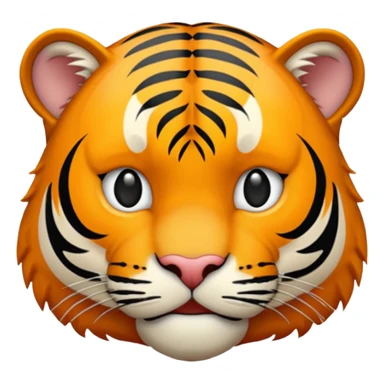 Emoji de um tigre em pe para a esquerda (tigre sem cor nenhuma todo preto) sticker