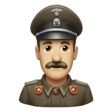 Hitler et Staline sticker