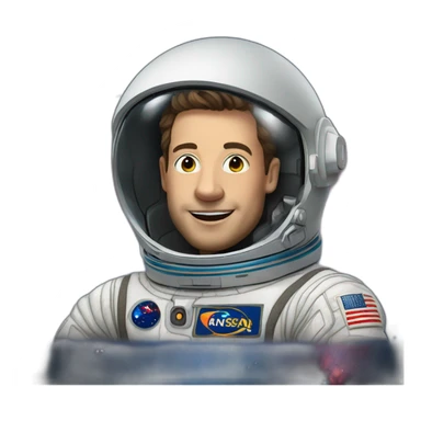 thomas pesquet in space sticker