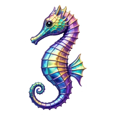 Seahorse emoji sticker