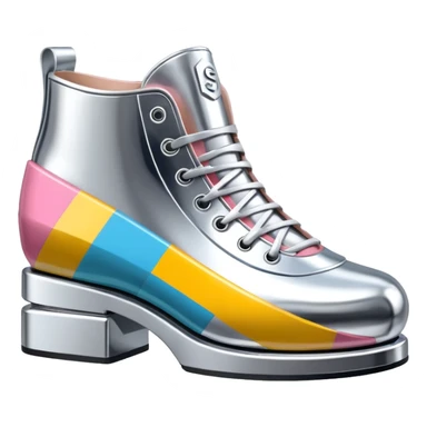 thierry mugler style spam can shoe sculpture  sticker