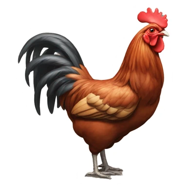 Coq malin sticker