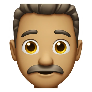 Dumb looking face sticker