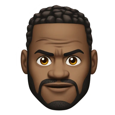 Angry Le bron james sticker