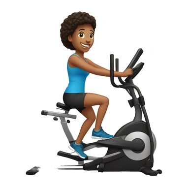 cross trainer happy user sticker