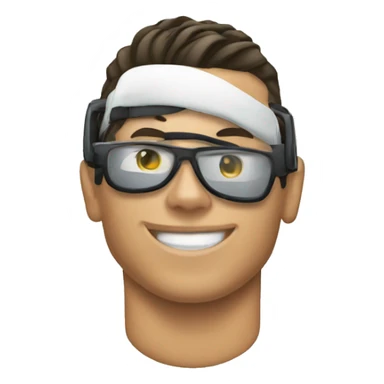 Cristiano Ronaldo and music  sticker