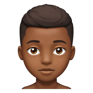 Black boy with fade sticker