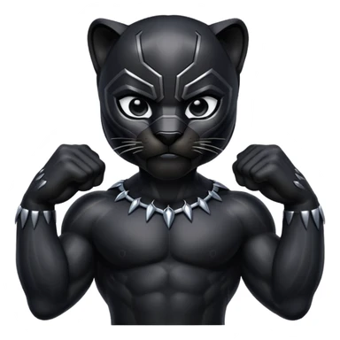 pantera negra sticker