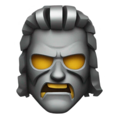 M from Metallica, but with their logo font sticker