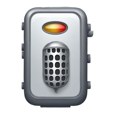 Voice recorder emoji sticker