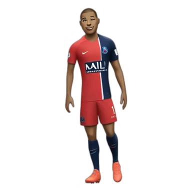 Maillot psg mbappe sticker