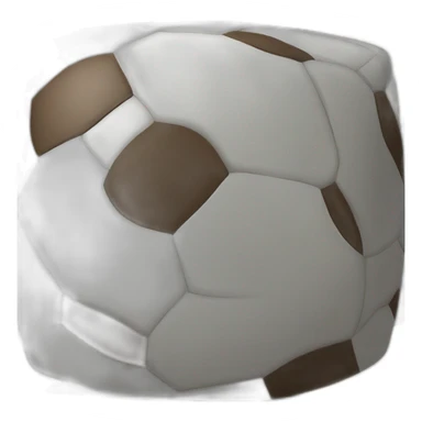 football that looks like a cube sticker