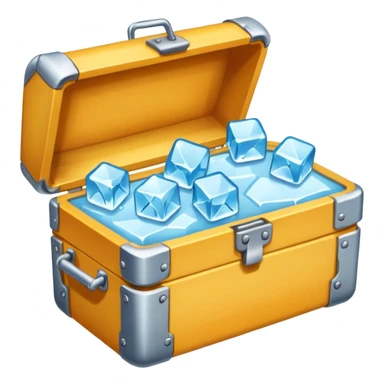 a pin box which break ice sticker