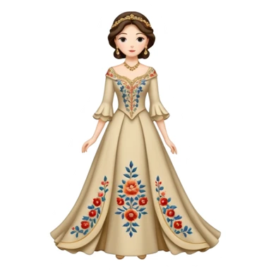 Character in Fairy Tale Beauty and Beast: Wardrobe Lady sticker