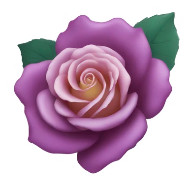 Shine blue rose flower sticker