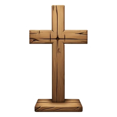 Christian cross  sticker