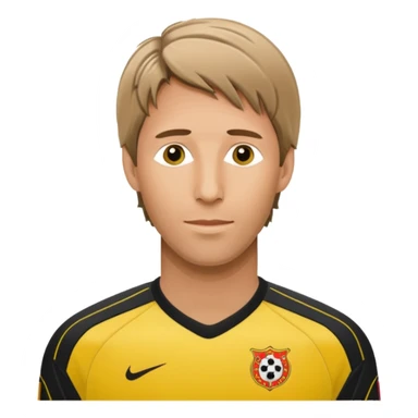 Edwin van der Sar in a classic goalkeeper kit sticker