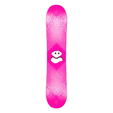 pink snowboard sticker