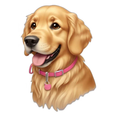 golden retriever with shoes sticker